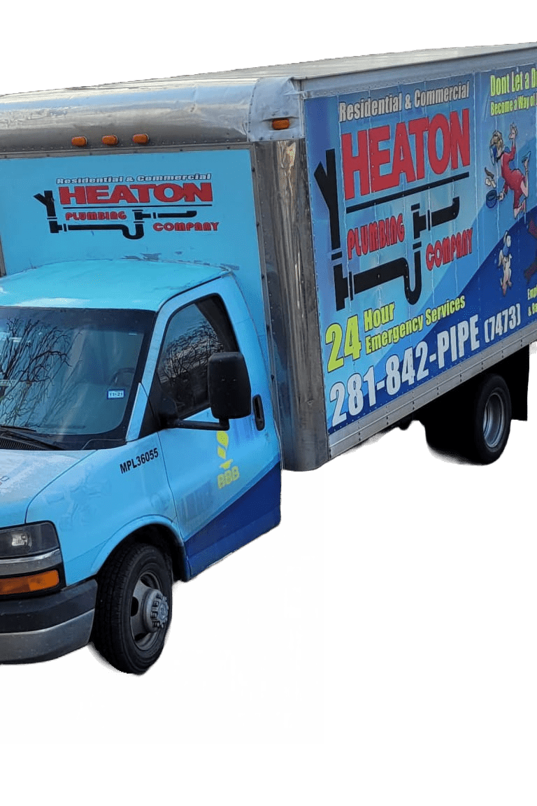 Heaton Plumbing & Drain Cleaning Services in Houston Texas Service Truck png left-to-right 1