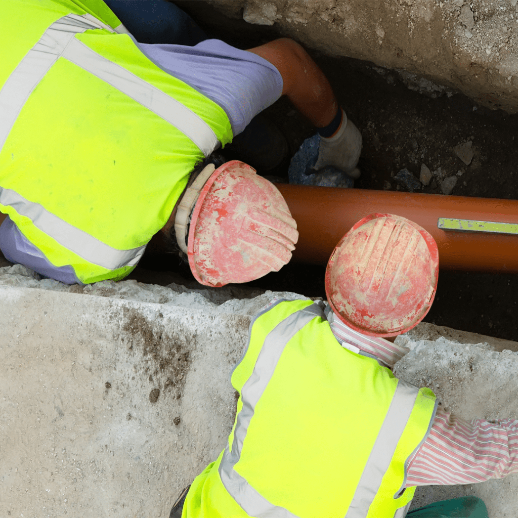 Heaton Plumbing Replacing a Sewer Main Line Image 1