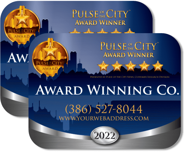 Pulse of the City award a gold coin with a star and text image 1